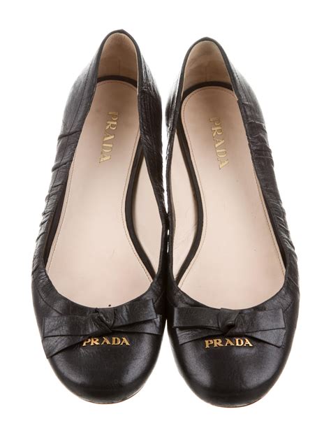 ballerina prada|Prada ballerina flats.